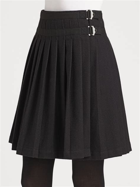 burberry black skirt|burberry style pleated skirt.